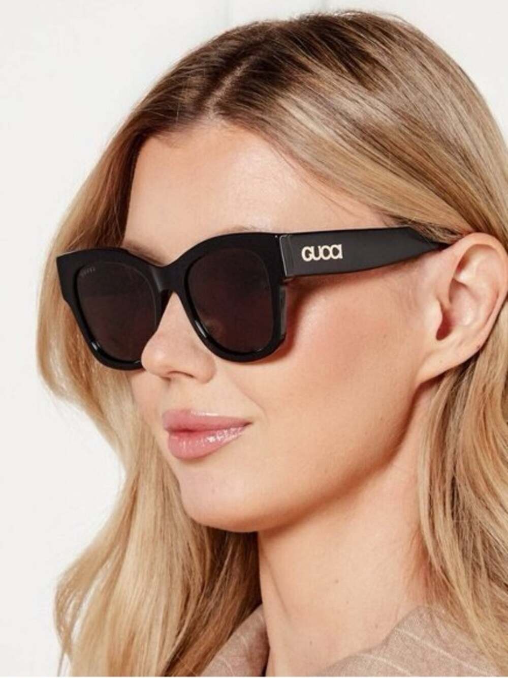 NEW Gucci GG1789S 001 Shiny Black Sunglasses Authentic